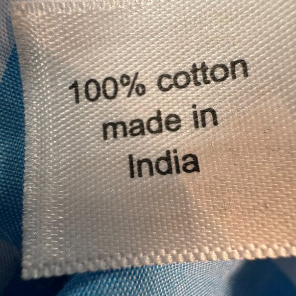 Lane Bryant Blue Stripe Lightweight Short Sleeve Button Down B19 - Picture 4 of 6